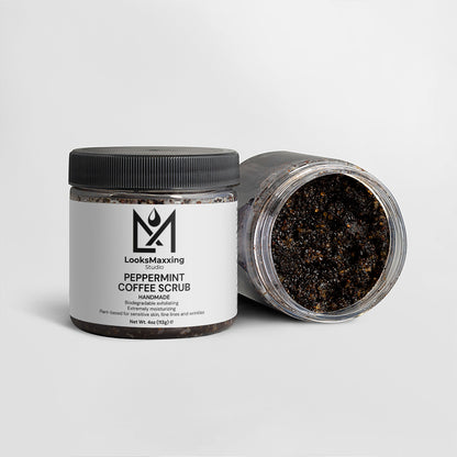 Peppermint Coffee Scrub-Exfoliates and refreshes