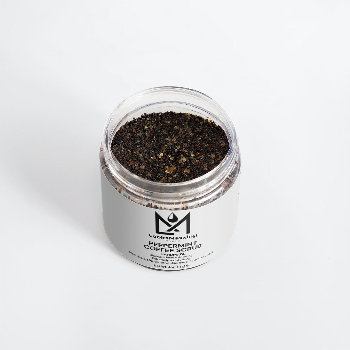 Peppermint Coffee Scrub-Exfoliates and refreshes